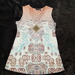 W's SM Silky Embellished Tank